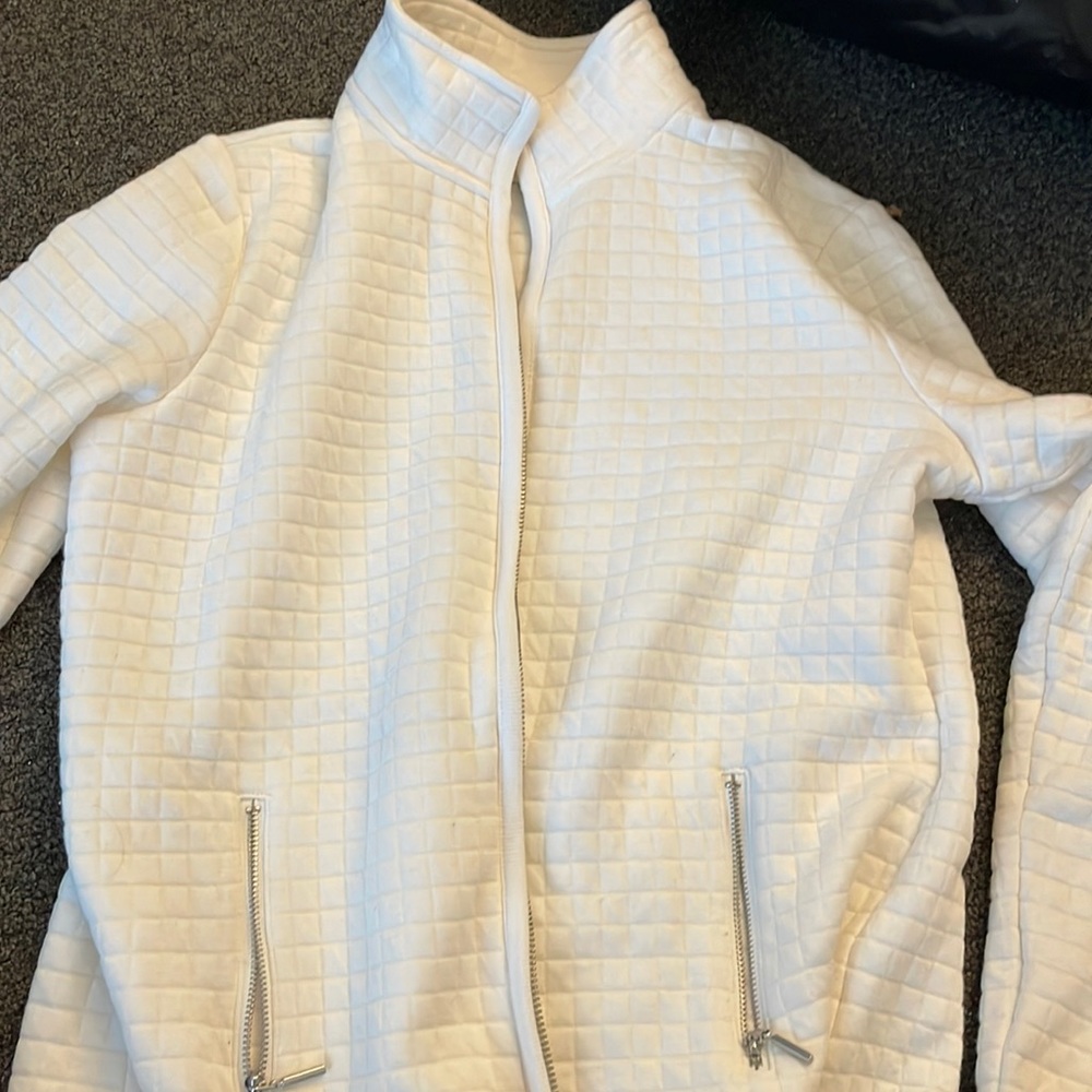 Karen Scott Sport Full Zip Sweater